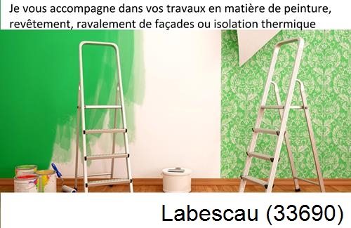 Peintre sols à Labescau-33690